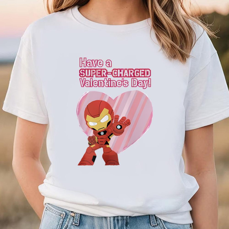 Avengers Valentine’s Day Iron Man Super Charged T-Shirt.jpg