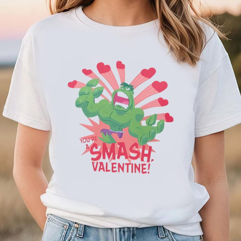 Avengers Valentine’s Day Hulk You’re A Smash T-Shirt.jpg