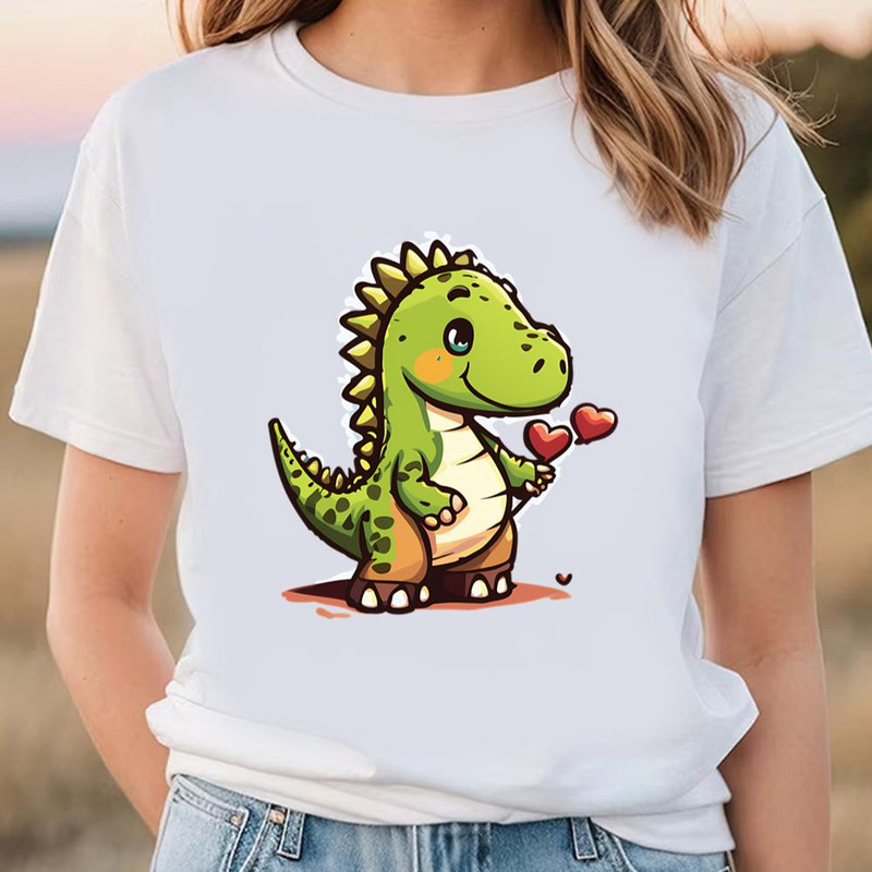 Dino In Love Valentine T-Shirt.jpg