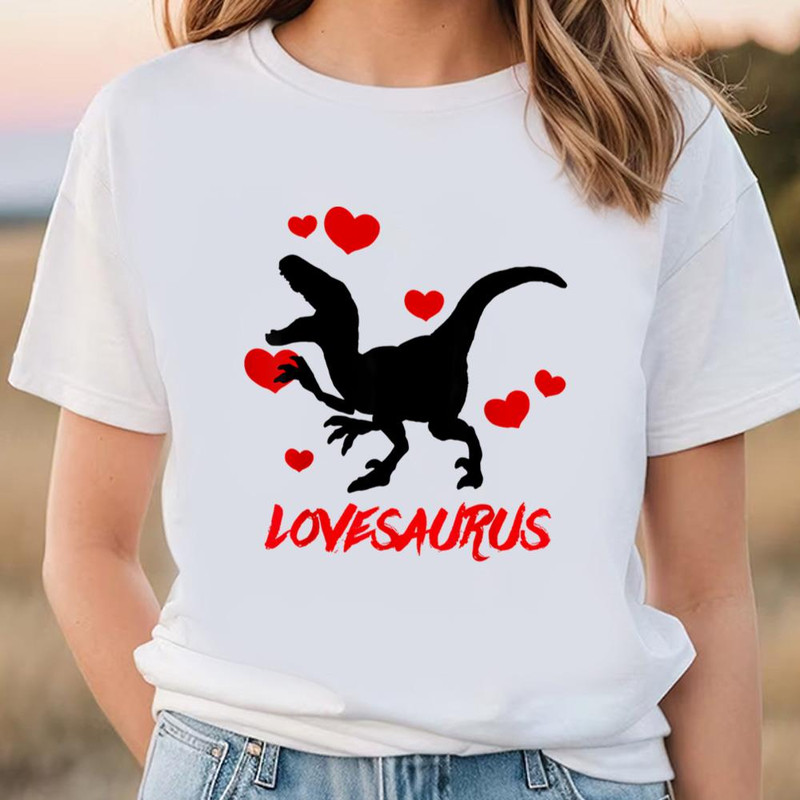 Dinosaur Valentine Shirt Funny Valentines Day Gifts For Kids T-Shirt.jpg