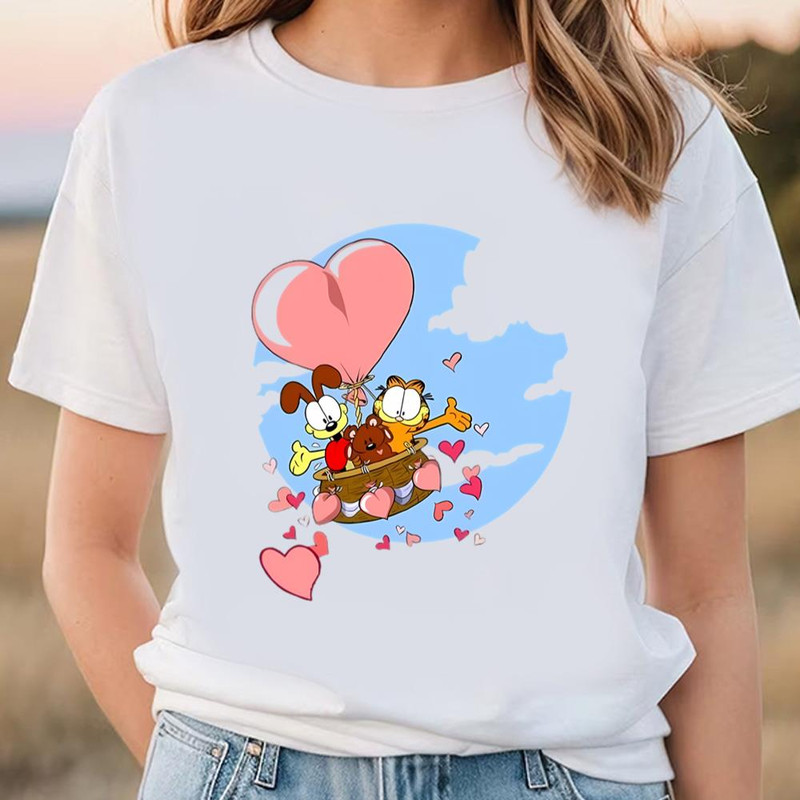 Garfield Happy Valentine’s T-shirt Cute Gift For Couple.jpg