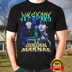 bts shirt, vintage style shirt, jungkook shirt, golden maknae jungkook retro t-shirt