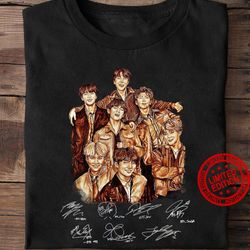 bts sign shirt, bts kpop rate shirt be259