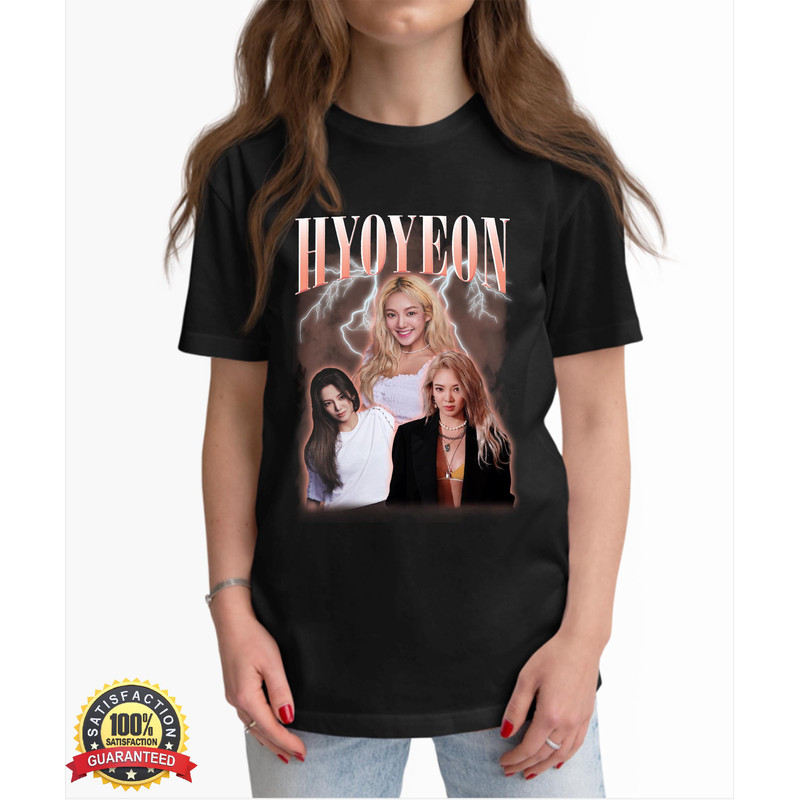 Hyoyeon Shirt, Hyoyeon Girls' Generation Shirt, DJ HYO Tee, Girls' Generation Shirts, Girls'Generation Korean Group Kpop Music T-shirt BE887-1.jpg