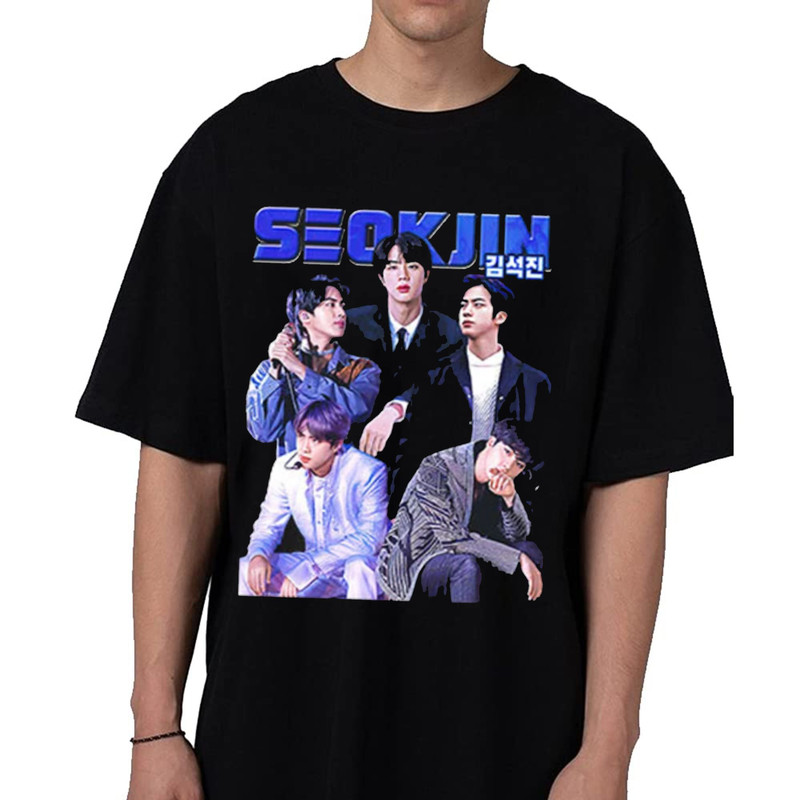 Jin Sweatshirt, SeokJin Shirt, Jin Shirt, BTS Shirt, Bangtan Boys Shirt, Bangtan Senyeondan, Kpop Vintage Style.jpg