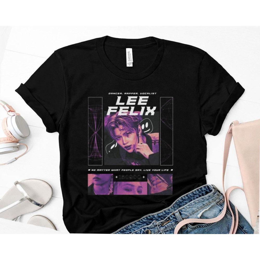 lee felix shirt stray kids lee felix kpop shirt 3racha shirt stray kids merch shirt.jpg