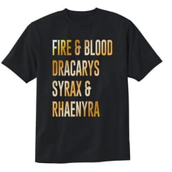 fire & blood got t-shirt