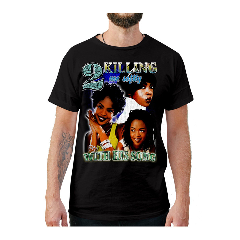 Killing Me Softly With His Song Vintage Style T-Shirt.jpg
