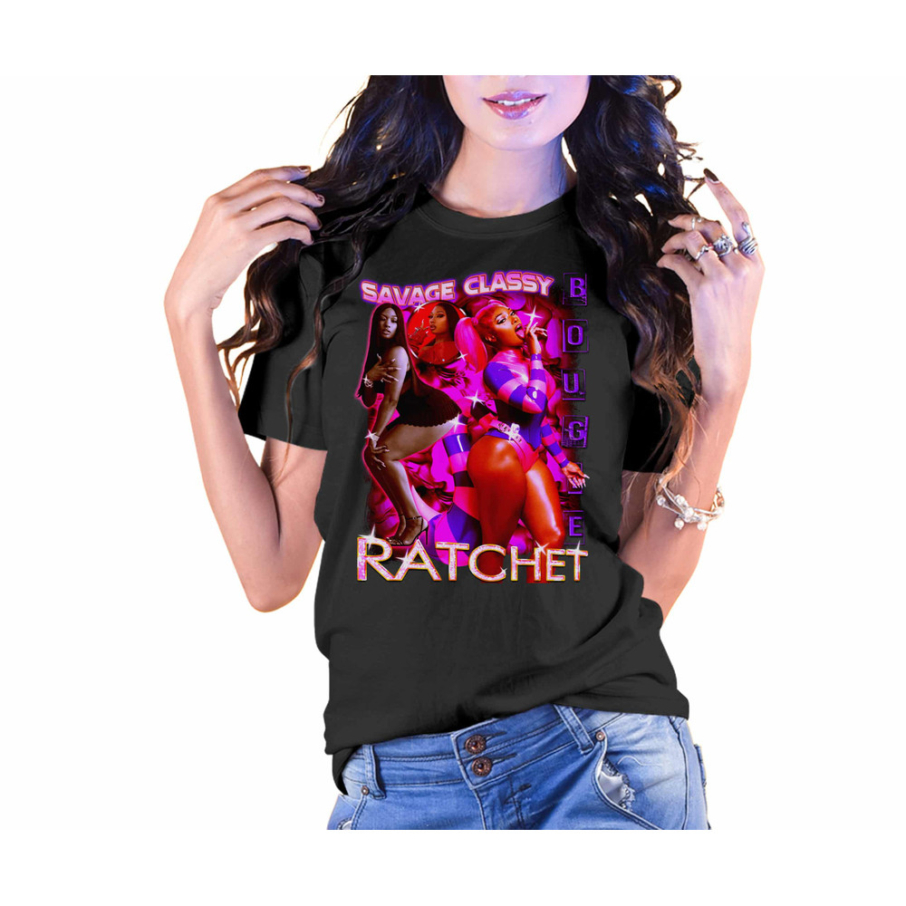 Savage Classy Megan Thee Stallion Vintage Style T-Shirt.jpg