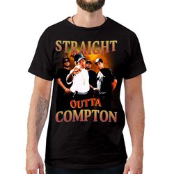 straight outta compton vintage style t-shirt