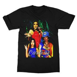 vintage style cardi b t-shirt