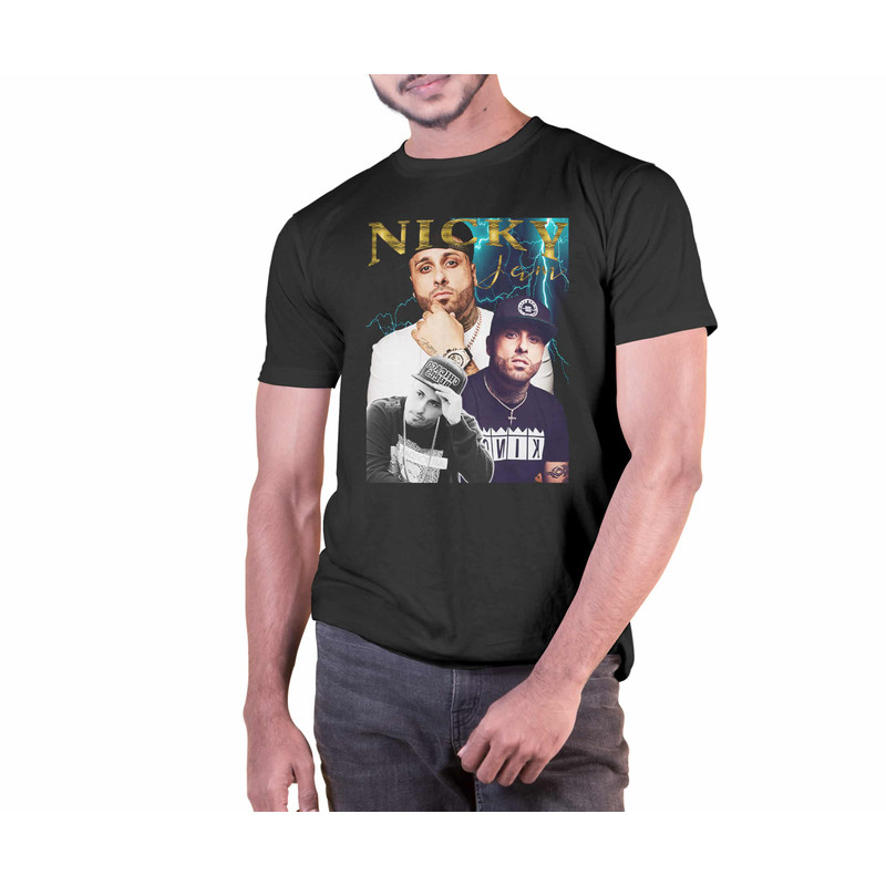 Vintage Style Nicky Jam T-Shirt.jpg