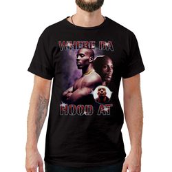 where da hood at dmx vintage style t-shirt