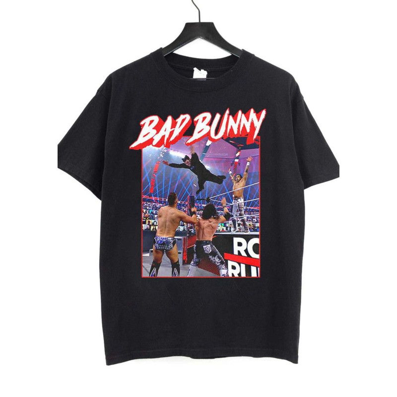 Bad Bunny Royal Rumble Splash T-Shirt, Bad Bunny Fans Gifts, Royal Rumble Splash Shirt, Gift for Dad, Gift for Him, Anniversary Gifts.jpg