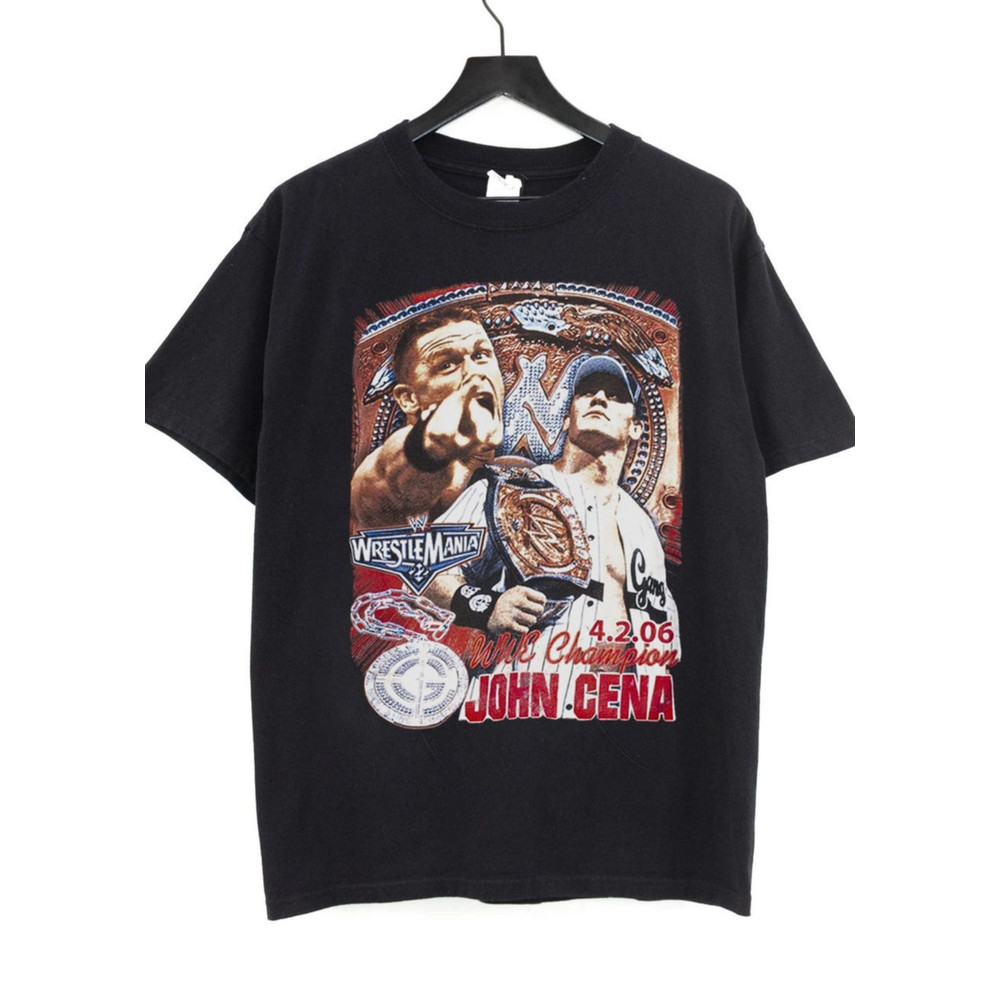 Vintage 2006 WrestleMania Champion John Cena T-Shirt, Vintage WrestleMania Champion Shirt, Sport Lover Gifts, Anniversary Gifts.jpg