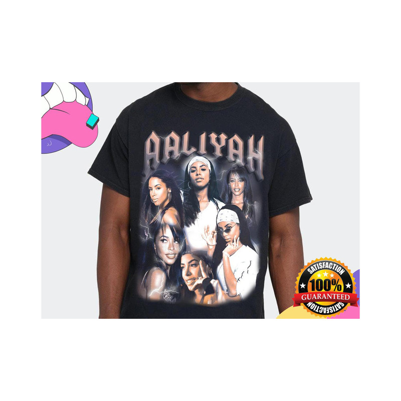 Aaliyah Vintage T Shirt Artist Tees 90's Vintage Tees T-shirt.jpg