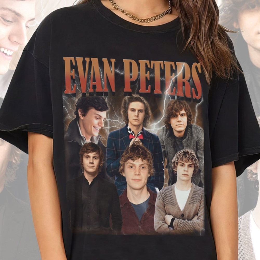 Evan Peters Shirt, Retro Vintage 90s Homage Graphic Tee vintage 90s style shirt CE222.jpg