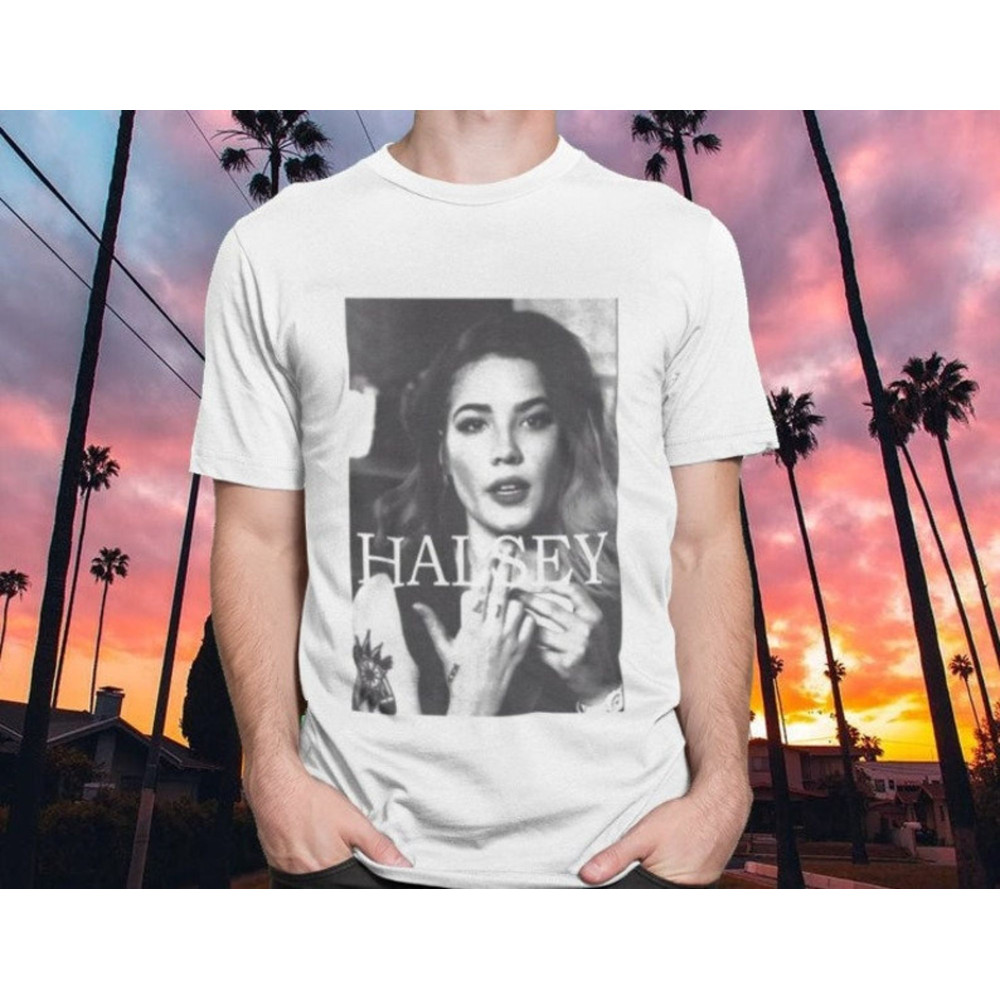 Halsey Poster Unisex Heavy Cotton tee shirt.jpg