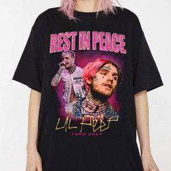 rest in peace lil peep homage shirt, rap hip hop bootleg shirt, 90s bootleg shirt, lil peep vintage 90s shirt,tribute yo