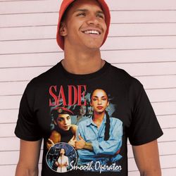 sade t-shirt, smooth operator vintage rap tee shirt