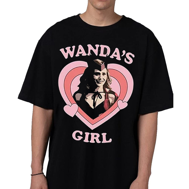 Scarlet Witch Shirt, Wanda Maximoff T-Shirt, Wanda Vision T-Shirt, Homage T-Shirt, Elizabeth Olsen shirt, Marvel Shirt, Wanda's Girl.jpg