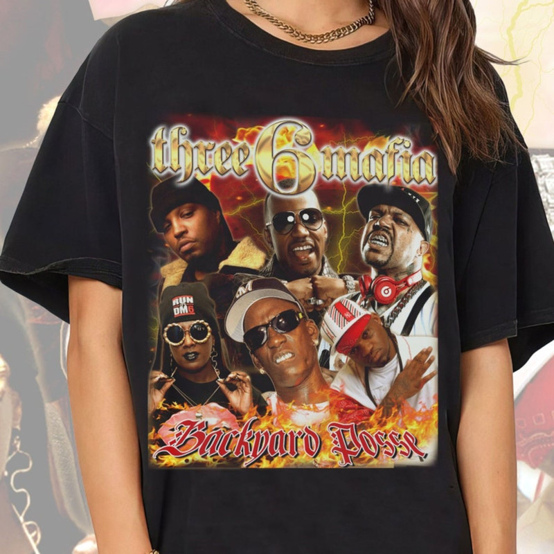 three 6 mafia shirt vintage 90s style shirt unisex homage t shirt.jpg