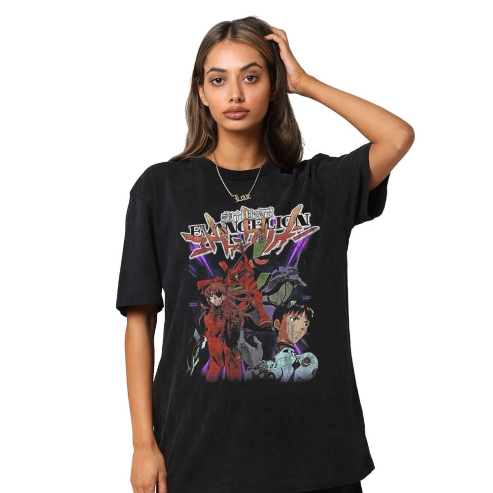 Vintage Evangelion Shirt, Anime Shirt, Unisex T-Shirt.jpg