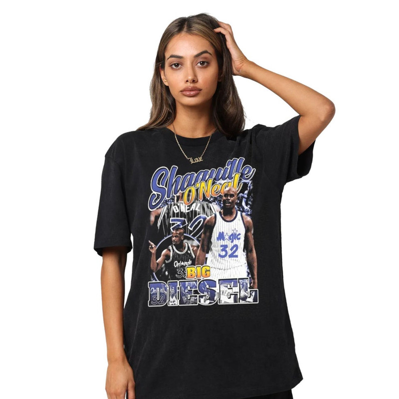 Vintage Shaquille O'neal Orlando Magic Shirt, Shaq Shirt, Unisex T-Shirt Sweatshirt Hoodie, Shirt Man Woman, Vintage Shirt, Fan Gift.jpg
