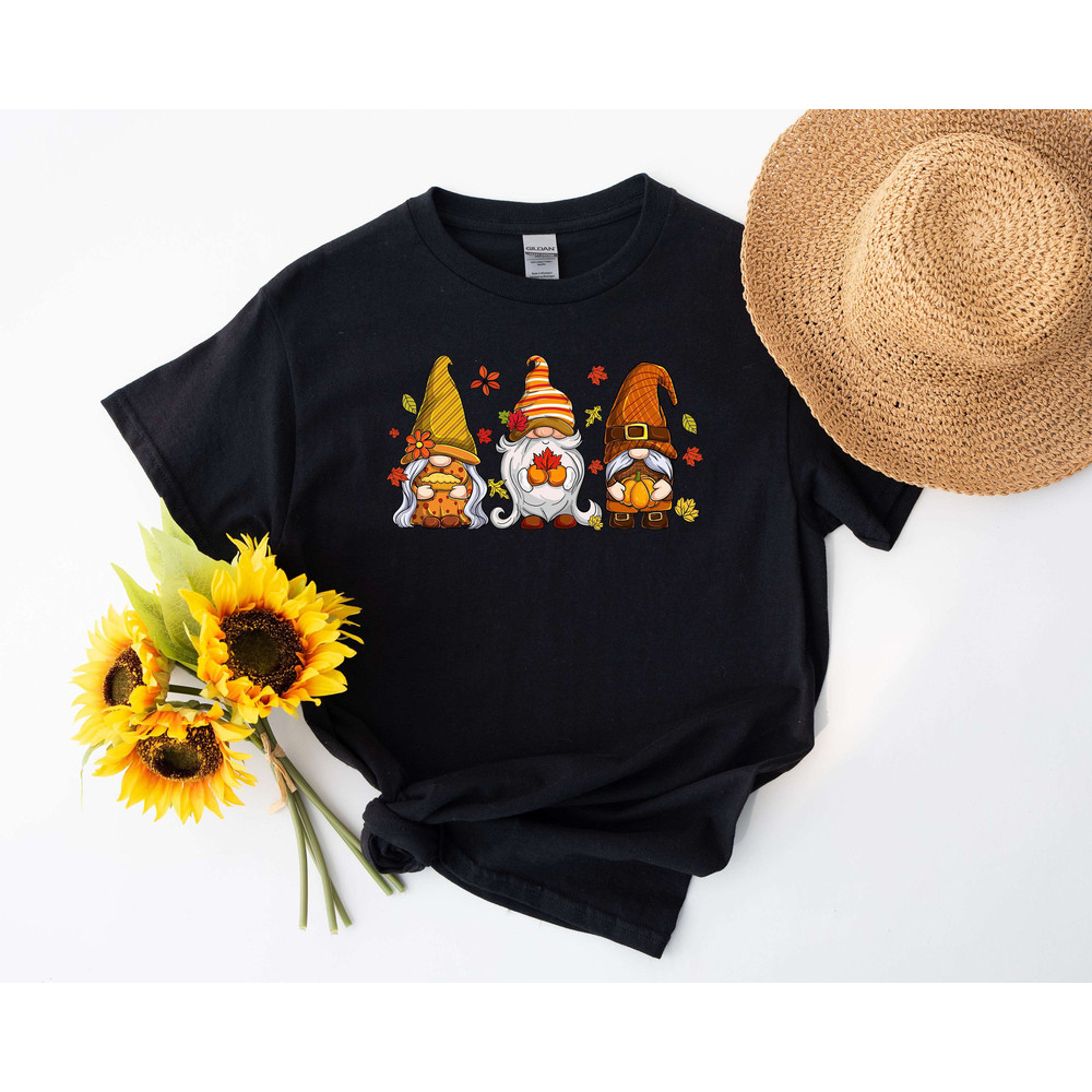 Fall Gnome Shirt, Fall Pumpkin Shirt, Fall Gifts, Thanksgiving Pumpkin Shirt, Thankful Shirt, Funny Fall Shirt, Happy Thanksgiving Shirt.jpg