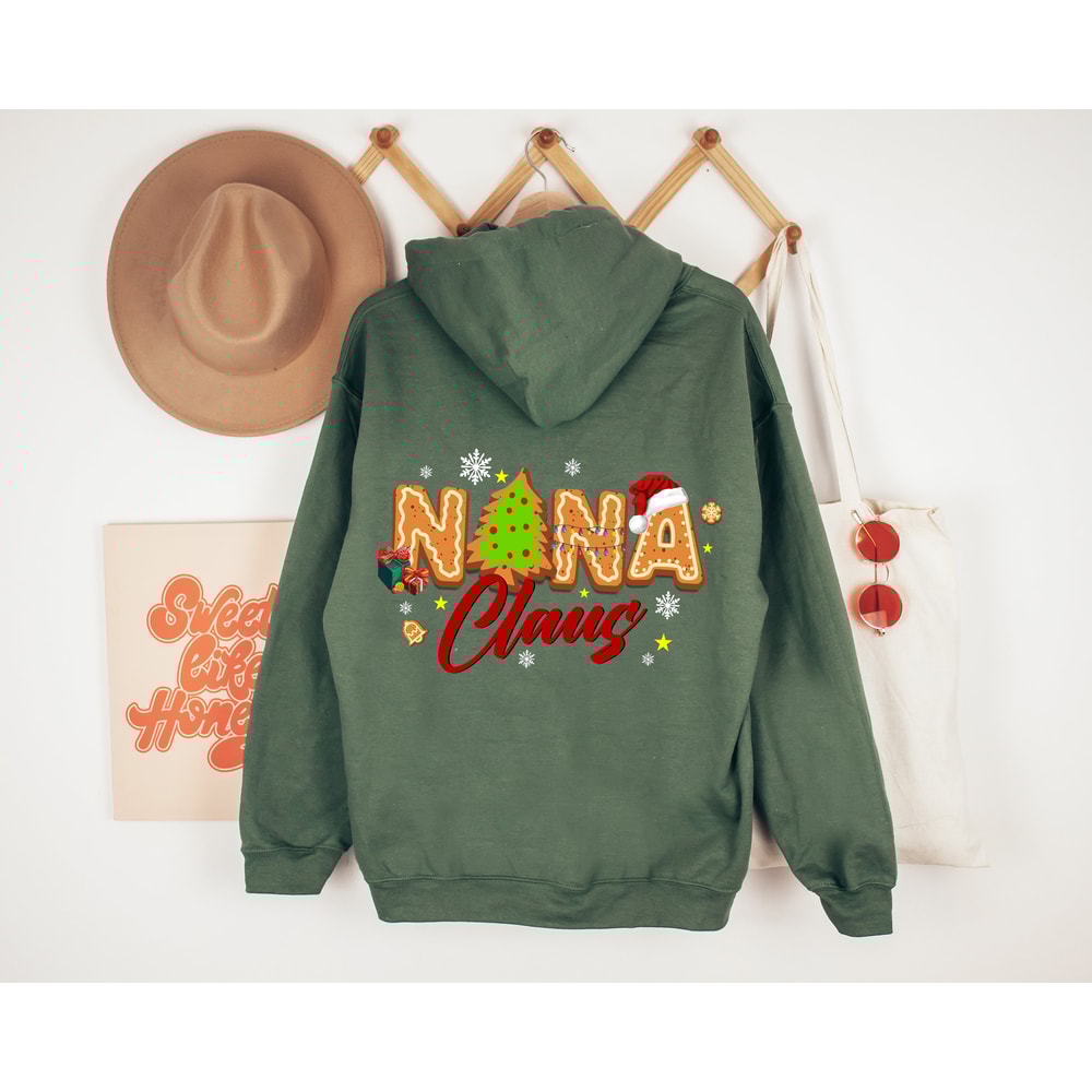 Nana Claus Gift Hoodie, Nana Christmas Sweatshirt, Nana Claus Sweatshirt, Nana Claus Christmas Sweater, Family Claus Sweatshirt.jpg