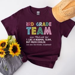 teacher shirt for third grade teacher, teacher gift for 3rd grade, 3rd grade teacher, third grade gift, third grade team
