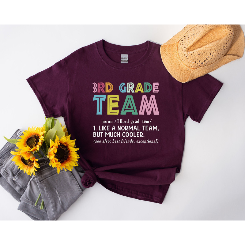 Teacher Shirt for Third Grade Teacher, Teacher Gift for 3rd Grade, 3rd Grade Teacher, Third Grade Gift, Third Grade Team Teacher Definition.jpg