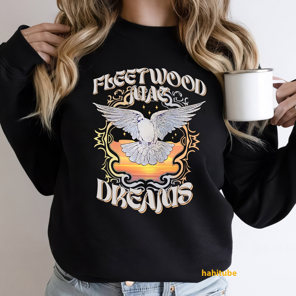 Vintage Retro Fleetwood Mac Sweatshirt, Fleetwood Mac Merch, Vintage Shirt, Retro Tshirt, Stevie Tshirt Rock and Roll Shirt.jpg