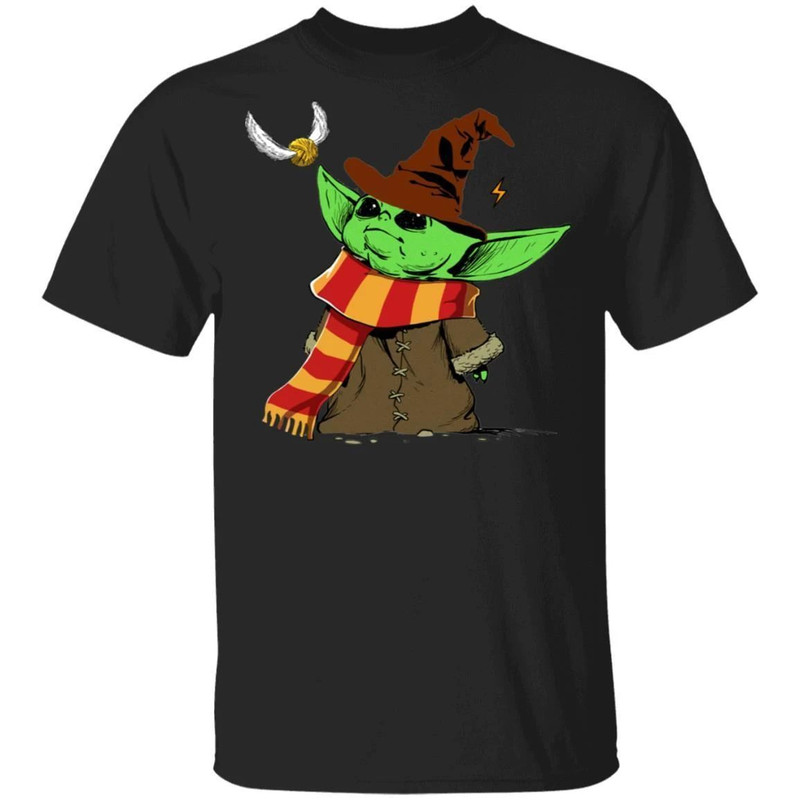 Baby Yoda And Golden The Snitch T-shirt All Day Tee.jpg