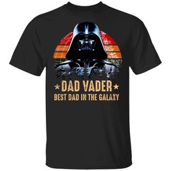 dad vader t-shirt best dad in the galaxy darth vader tee