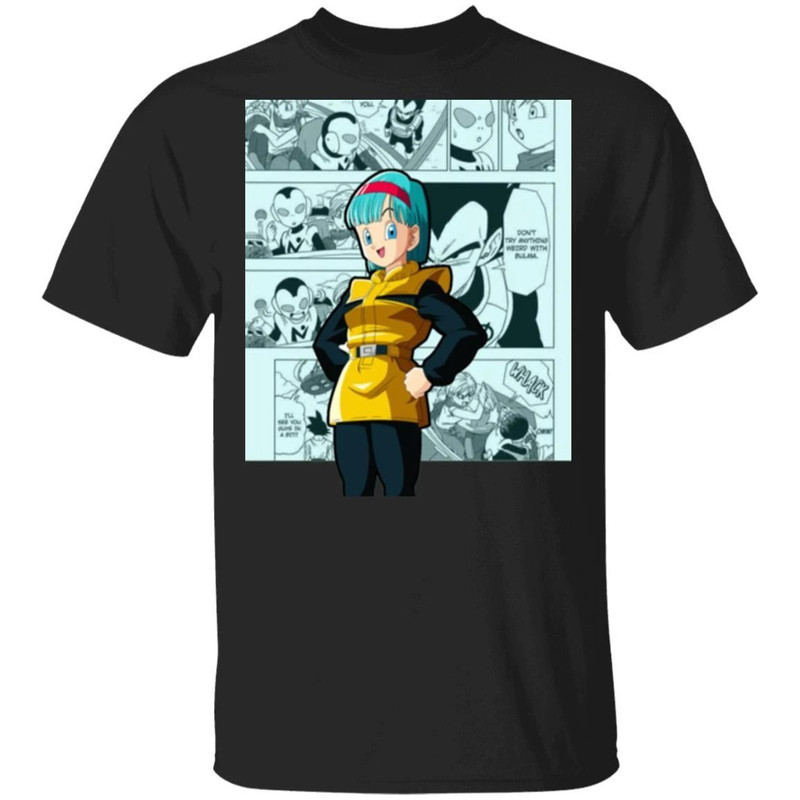 Dragon Ball Bulma Shirt Anime Character Mix Manga Style Tee  All Day Tee.jpg