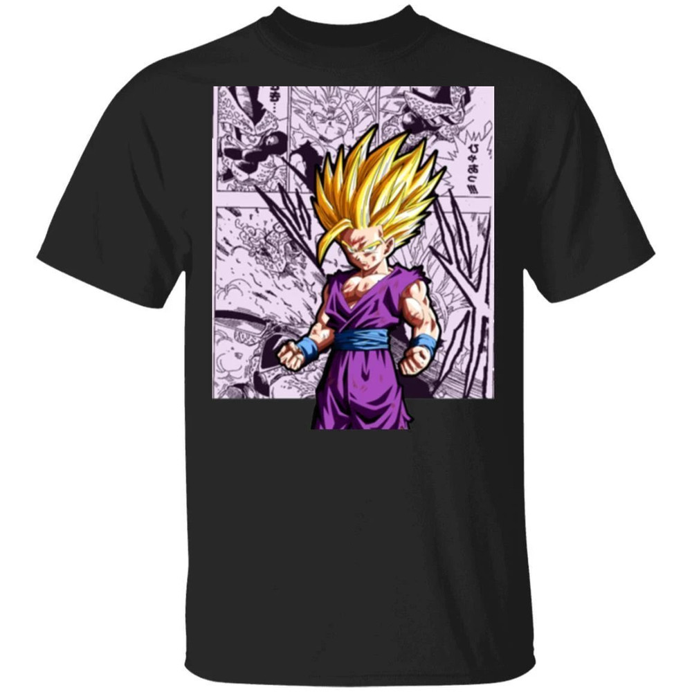 Dragon Ball Gohan Super Saiyan Shirt Anime Character Mix Manga Style Tee  All Day Tee.jpg