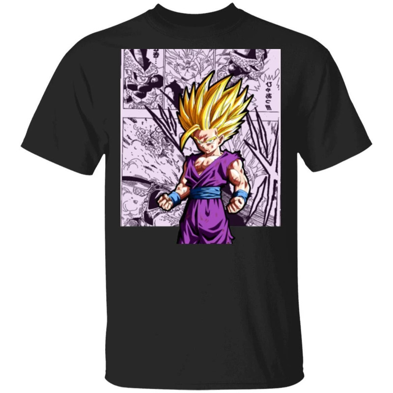 Dragon Ball Gohan Super Saiyan Shirt Anime Character Mix Manga Style Tee  All Day Tee.jpg