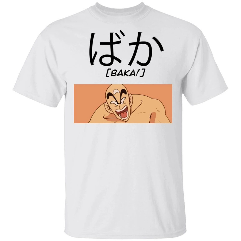 Dragon Ball Tenshinhan Baka Shirt Funny Character Tee  All Day Tee.jpg