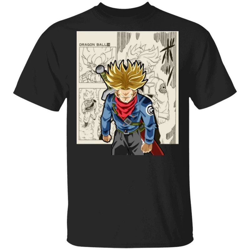 Dragon Ball Trunks Super Saiyan Shirt Anime Character Mix Manga Style Tee All Day Tee.jpg