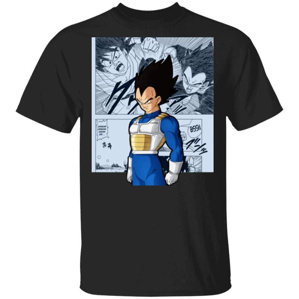 Dragon Ball Vegeta Shirt Anime Character Mix Manga Style Tee All Day Tee.jpg