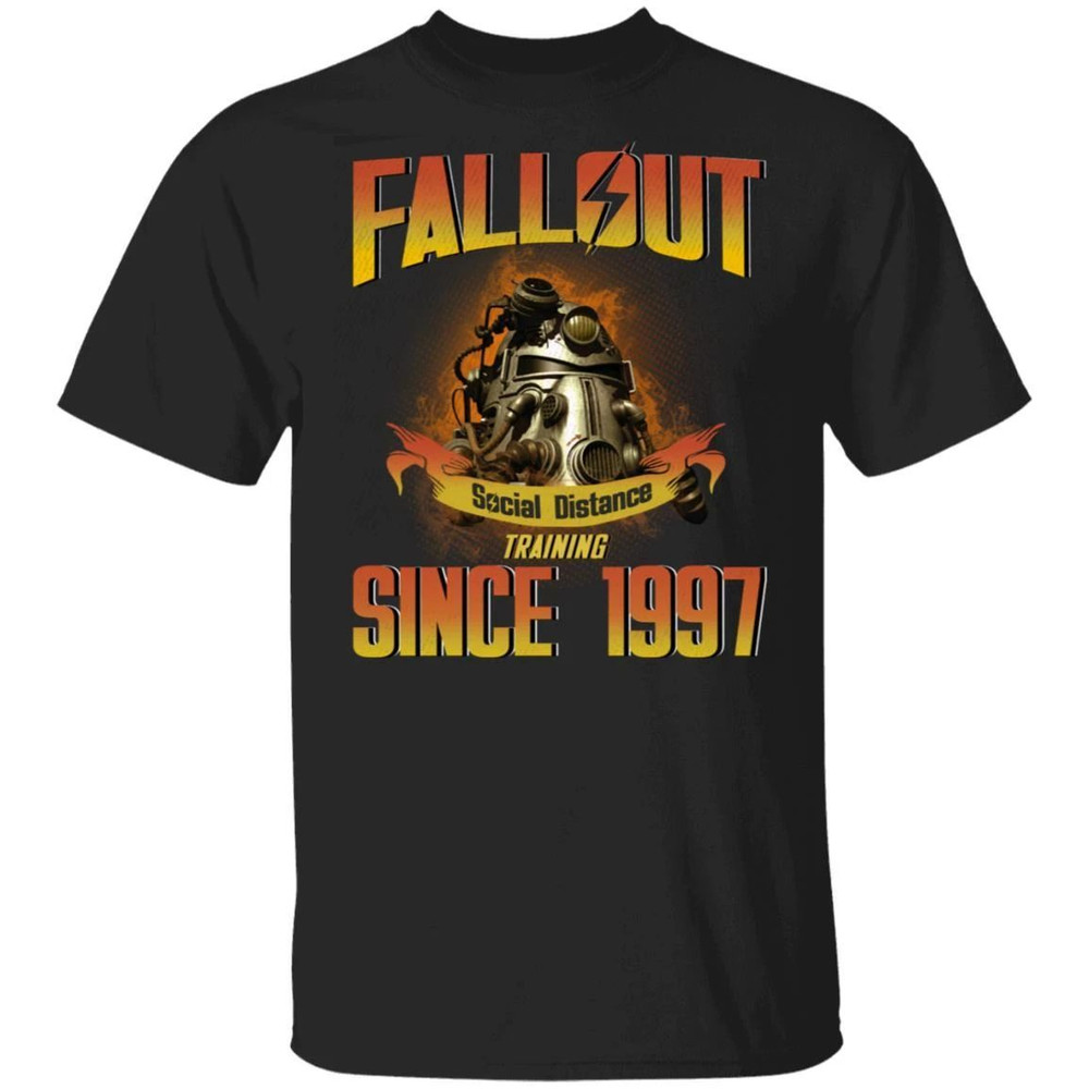 Fallout Social Distance Since 1997 T-shirt Video Games Tee  All Day Tee.jpg