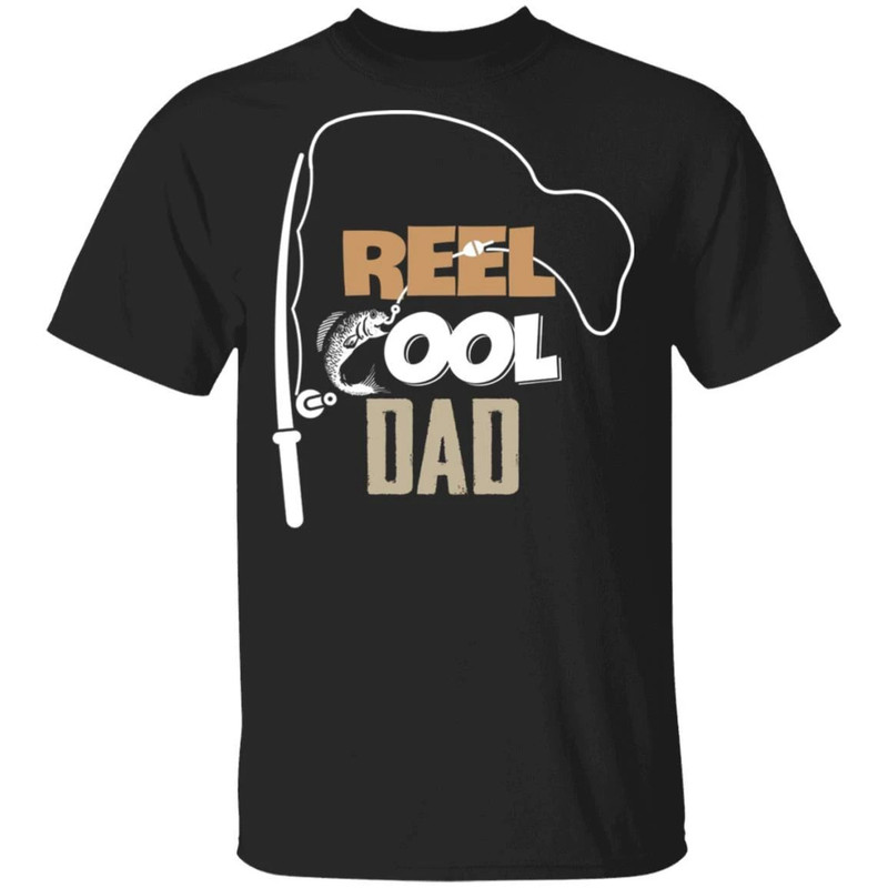 Fishing Real Cool Dad T-shirt Funny Fishing Lover All Day Tee.jpg
