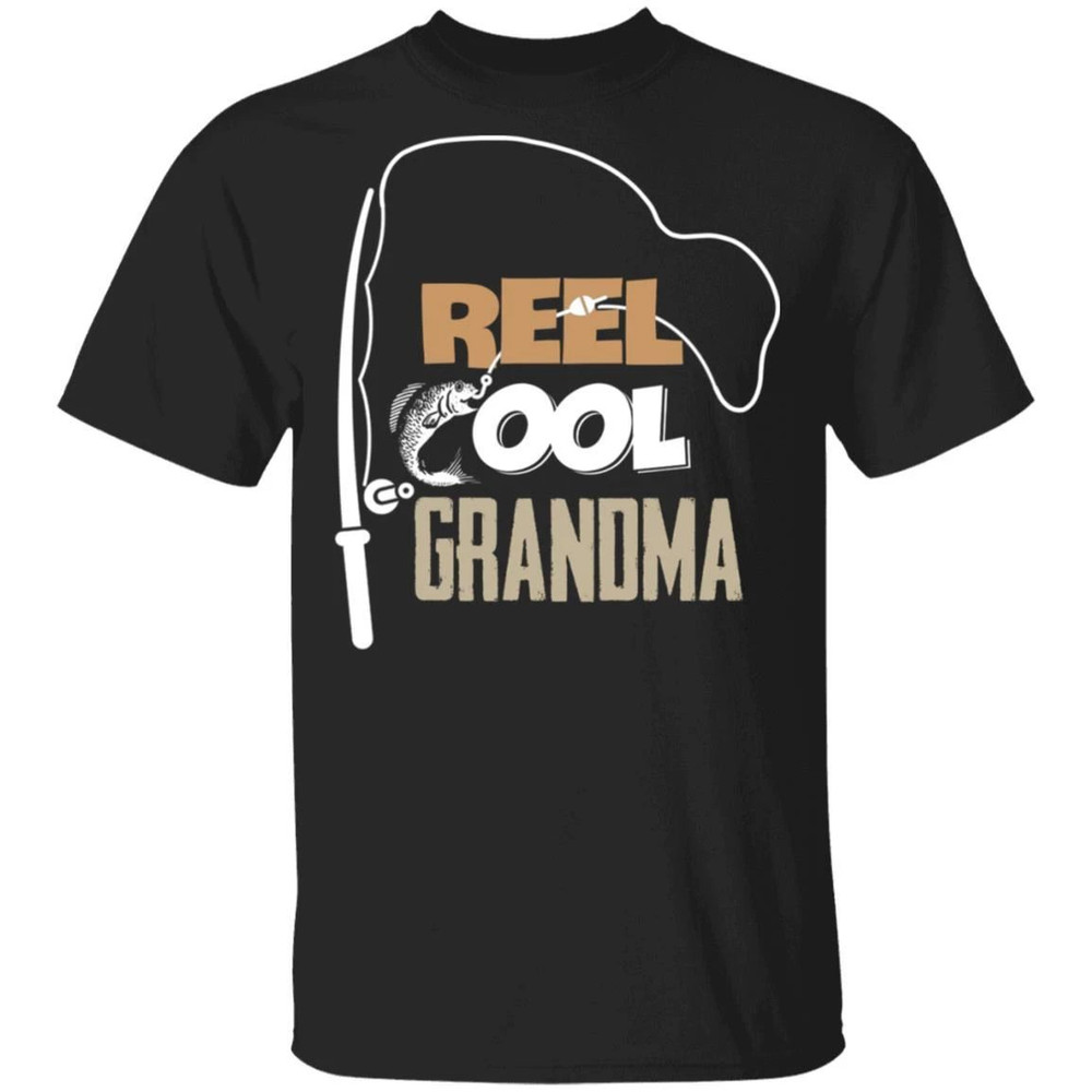 Fishing Real Cool Grandma T-shirt Funny Fishing Lover All Day Tee.jpg