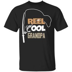 Fishing Real Cool Grandpa T-shirt Funny Fishing Lover