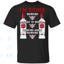 im either drinking smirnoff t-shirt vodka addict tee