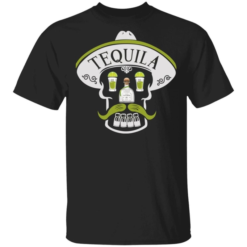 Patron Tequila T-shirt Mexicano Tee All Day Tee.jpg