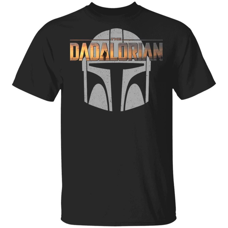 The Dadalorian Mandalorian Dad T-shirt The Mandalorian Helmet Tee All Day Tee.jpg