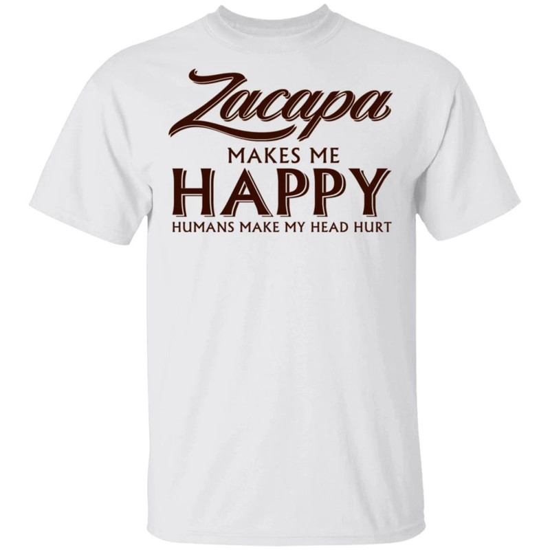 Zacapa Makes Me Happy T-shirt Rum Tee All Day Tee.jpg