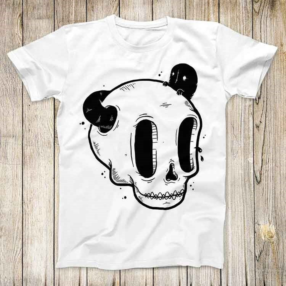 Acid Funky Skull Cool Drawing Artwork Tee Fashion Design Top Funny DJ Cool Birthday Gift Men Women T Shirt 2799.jpg